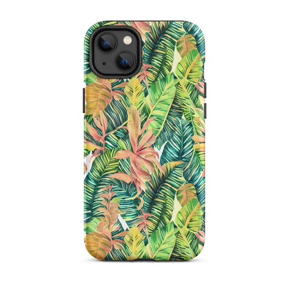 Hawaiian Tropical Leaves Tough MagSafe iPhone® Case - The Global Wanderer