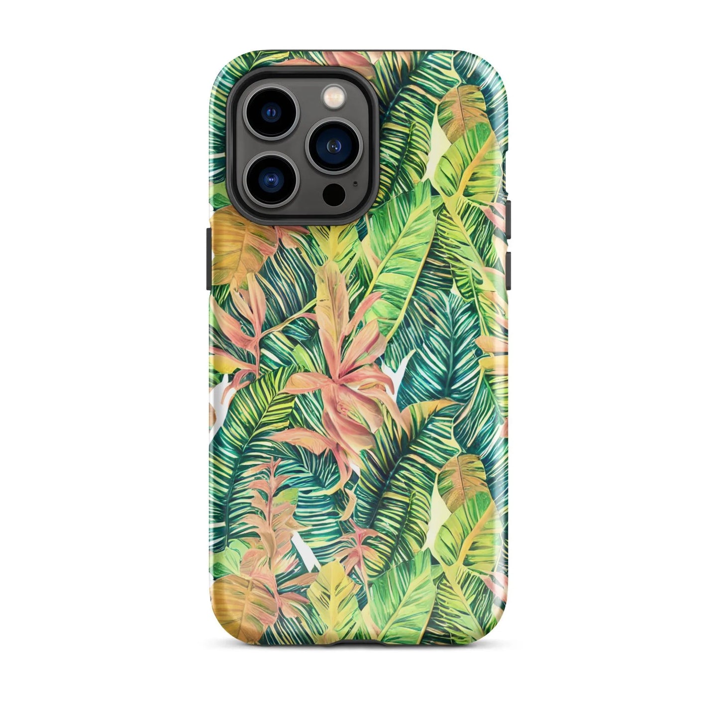 Hawaiian Tropical Leaves Tough MagSafe iPhone® Case - The Global Wanderer