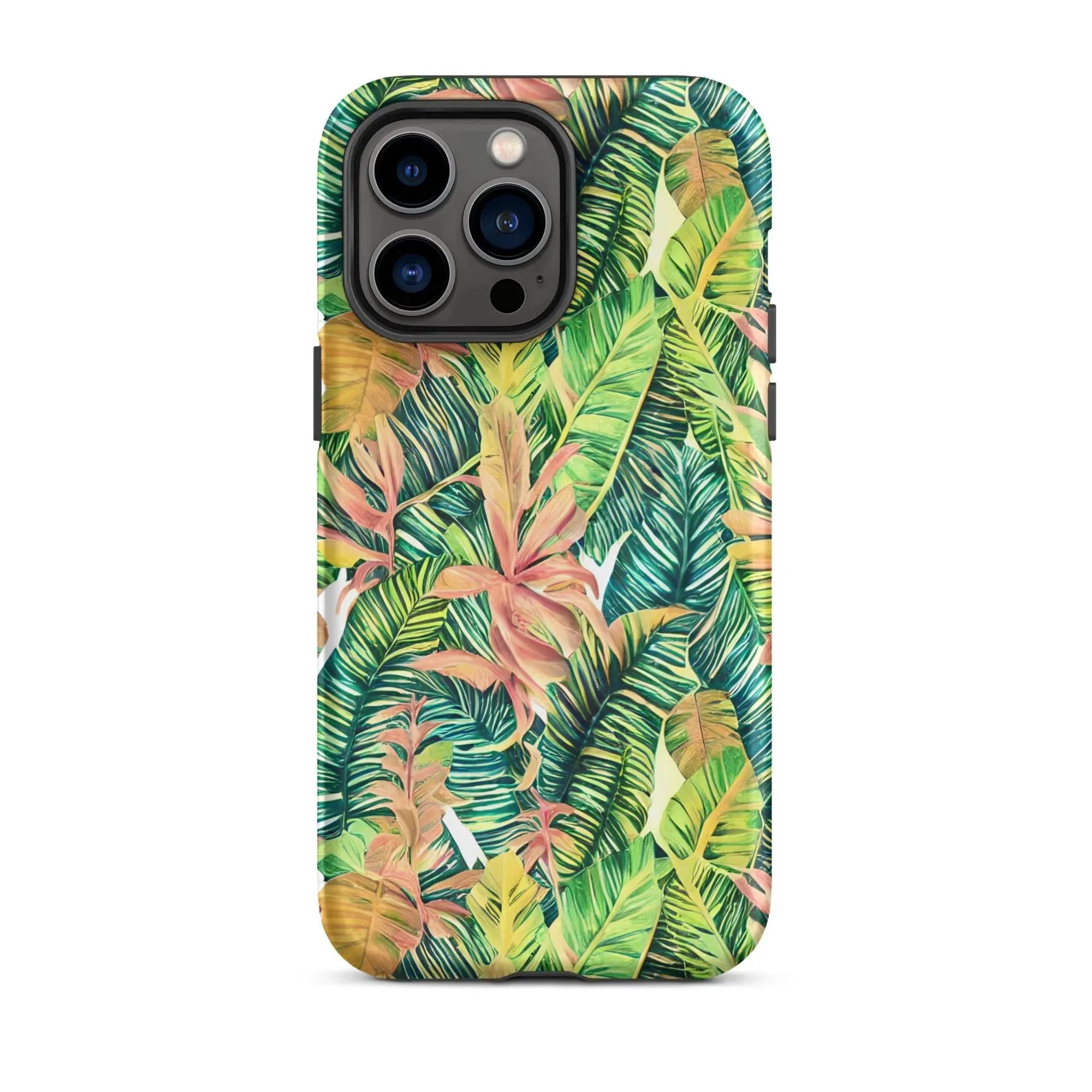 Hawaiian Tropical Leaves Tough MagSafe iPhone® Case - The Global Wanderer