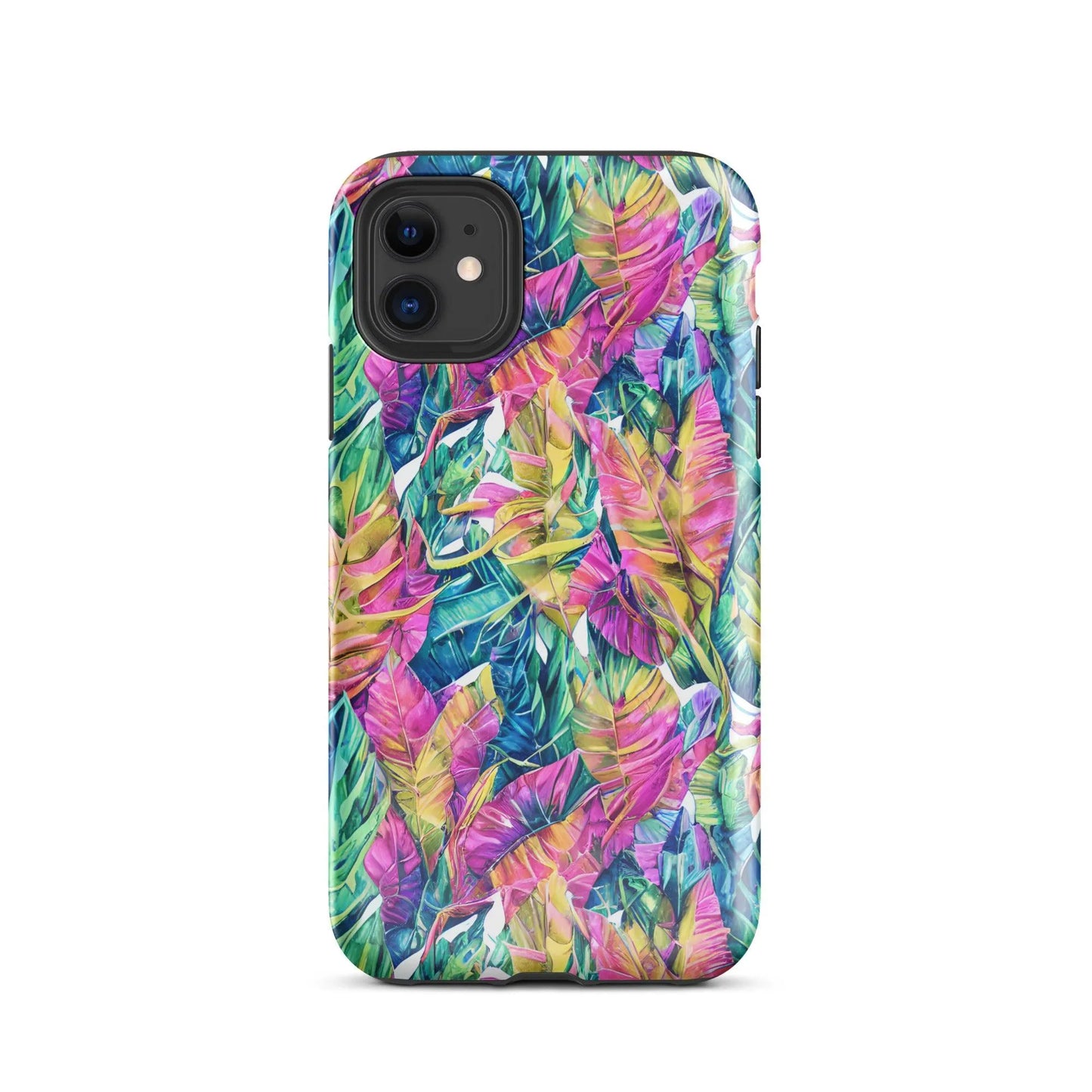 Hawaiian Tropical Leaves Tough MagSafe iPhone® Case - The Global Wanderer