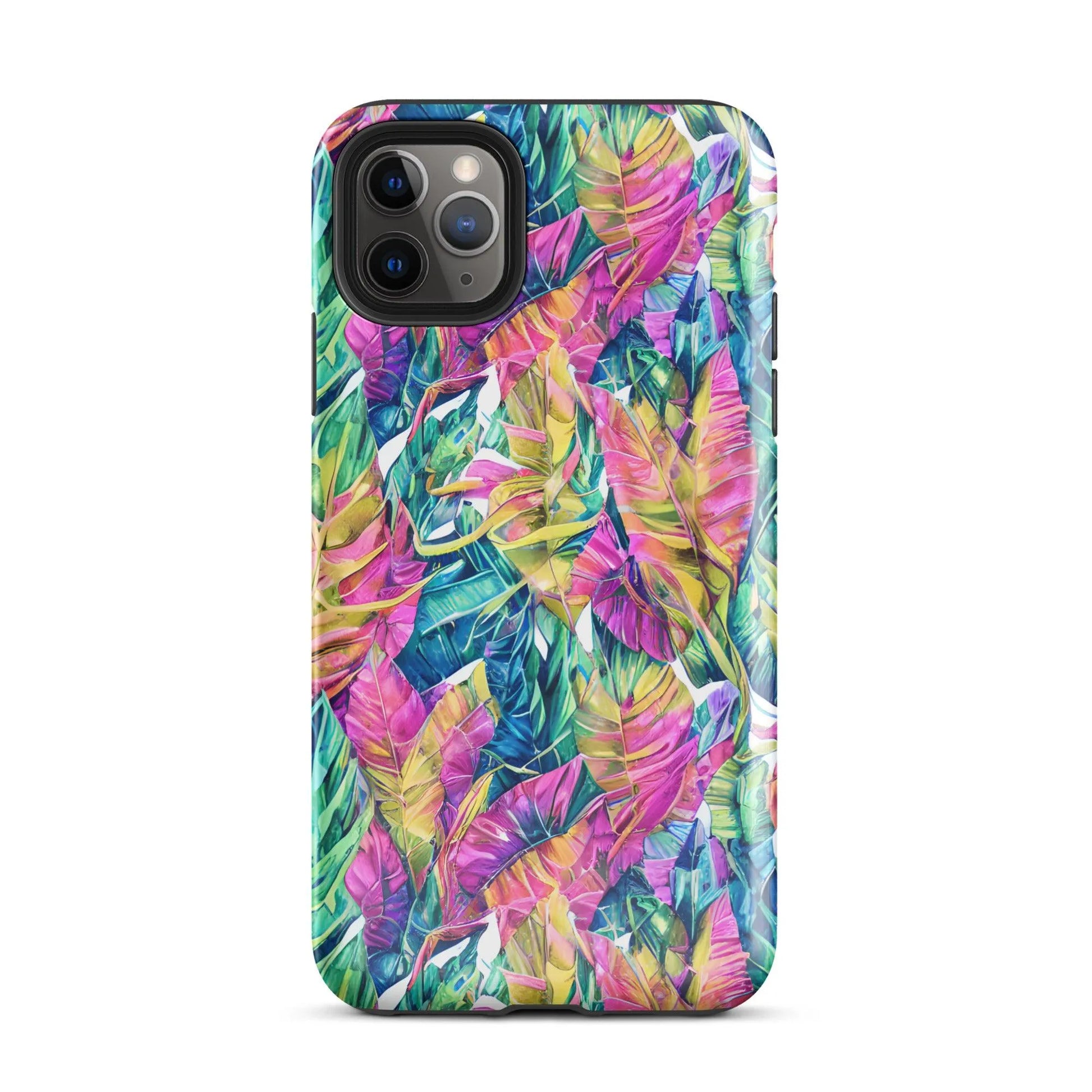 Hawaiian Tropical Leaves Tough MagSafe iPhone® Case - The Global Wanderer