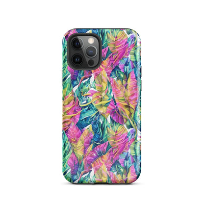 Hawaiian Tropical Leaves Tough MagSafe iPhone® Case - The Global Wanderer