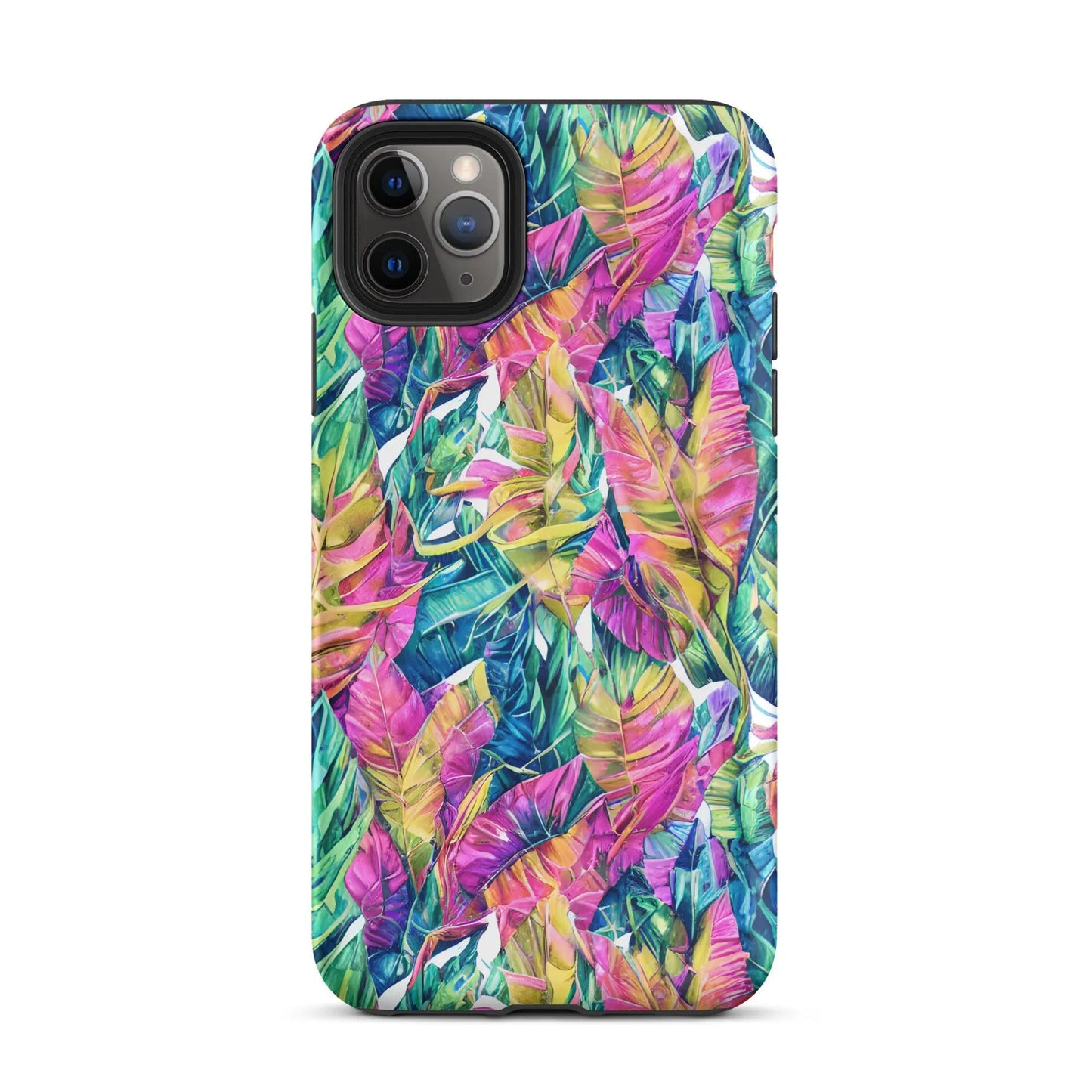 Hawaiian Tropical Leaves Tough MagSafe iPhone® Case - The Global Wanderer