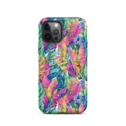 Hawaiian Tropical Leaves Tough MagSafe iPhone® Case - The Global Wanderer