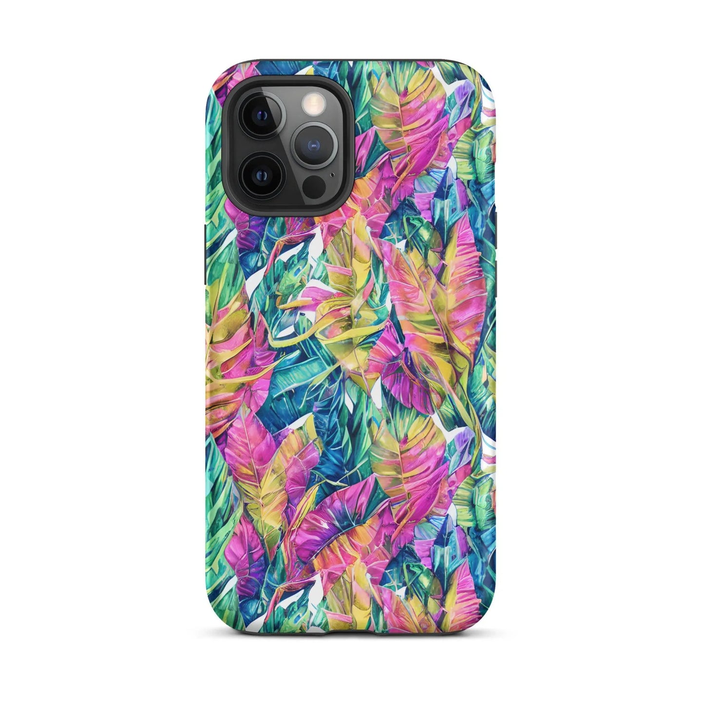 Hawaiian Tropical Leaves Tough MagSafe iPhone® Case - The Global Wanderer