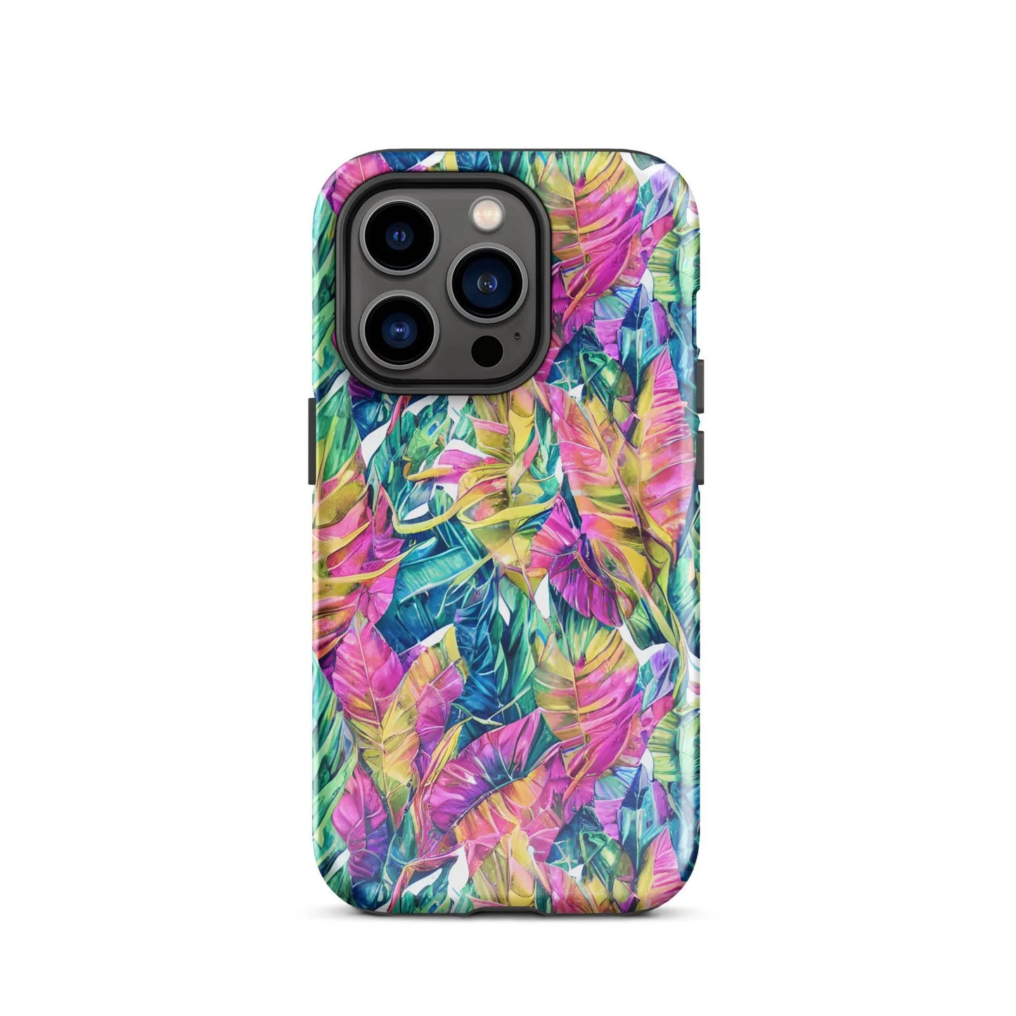 Hawaiian Tropical Leaves Tough MagSafe iPhone® Case - The Global Wanderer