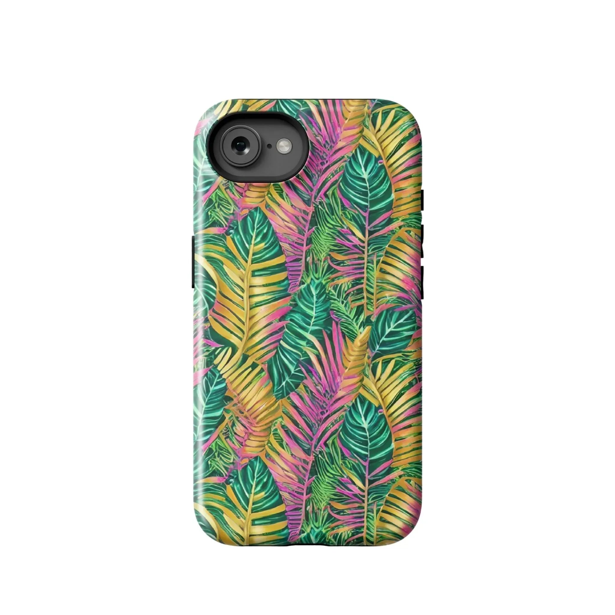 Hawaiian Tropical Leaves Tough MagSafe iPhone® Case - The Global Wanderer