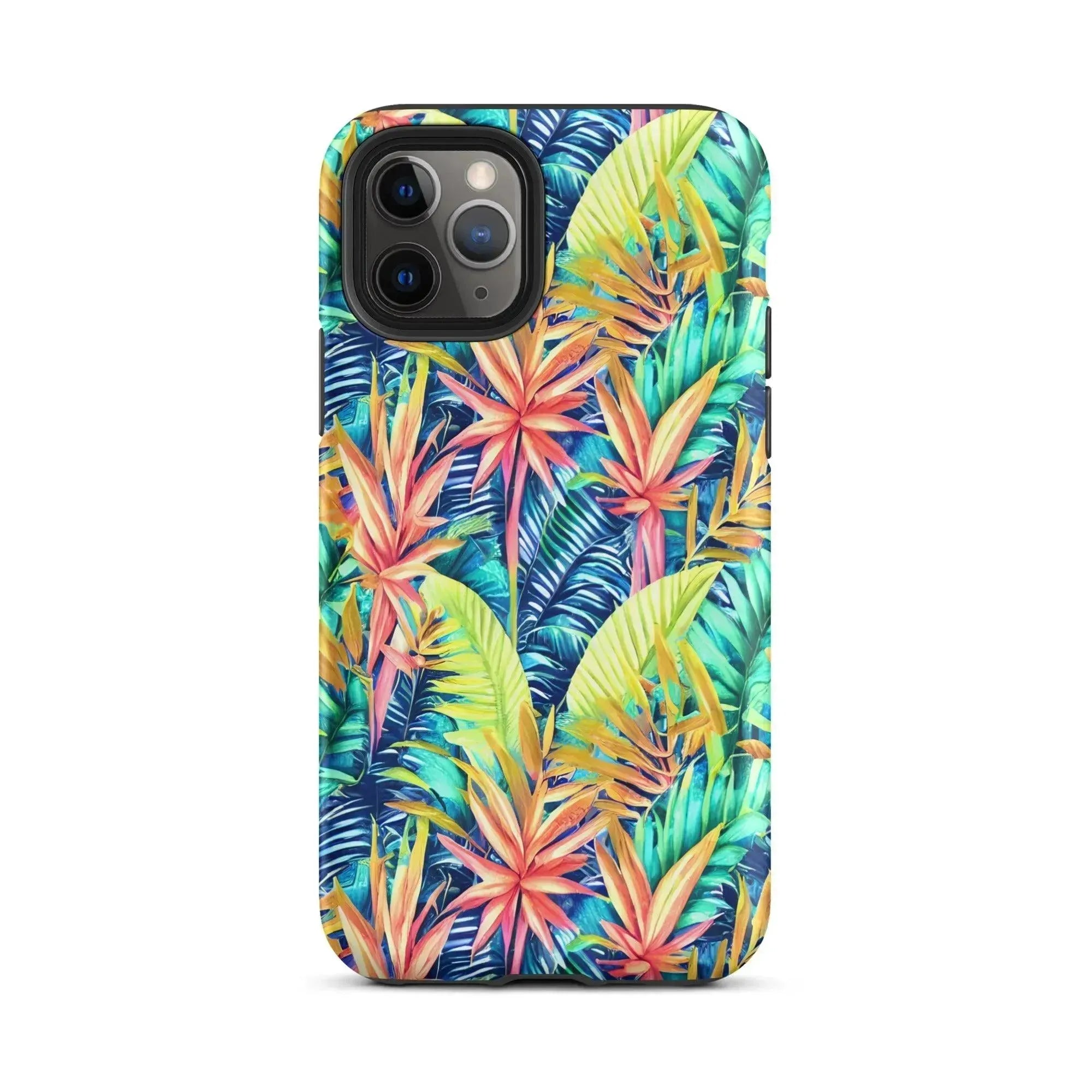 Hawaiian Tropical Leaves Tough MagSafe iPhone® Case - The Global Wanderer