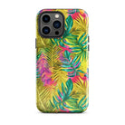Hawaiian Tropical Leaves Tough MagSafe iPhone® Case - The Global Wanderer
