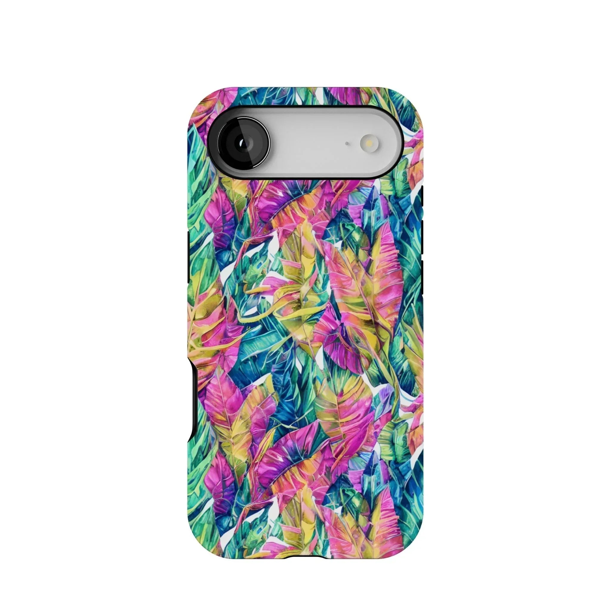 Hawaiian Tropical Leaves Tough MagSafe iPhone Case - The Global Wanderer