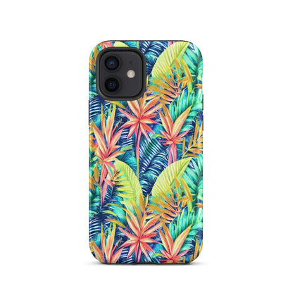 Hawaiian Tropical Leaves Tough MagSafe iPhone® Case - The Global Wanderer