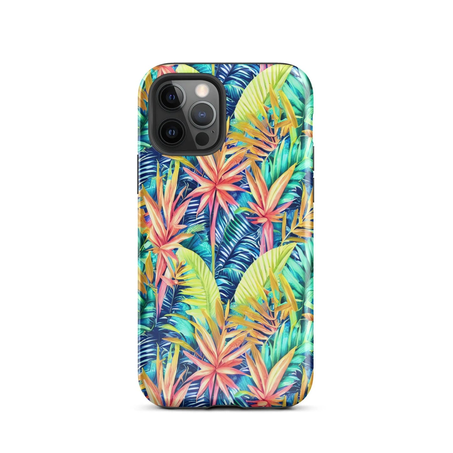 Hawaiian Tropical Leaves Tough MagSafe iPhone® Case - The Global Wanderer