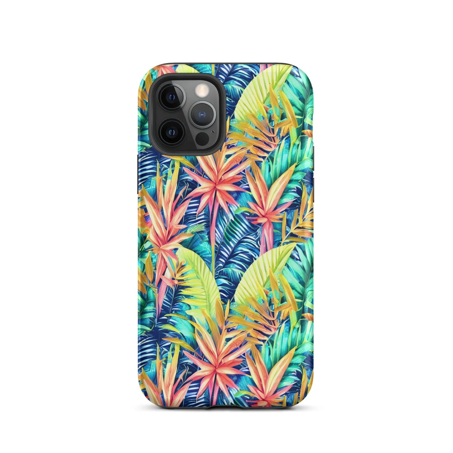 Hawaiian Tropical Leaves Tough MagSafe iPhone® Case - The Global Wanderer