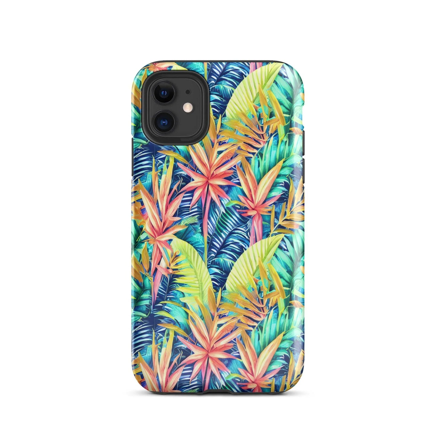 Hawaiian Tropical Leaves Tough MagSafe iPhone® Case - The Global Wanderer