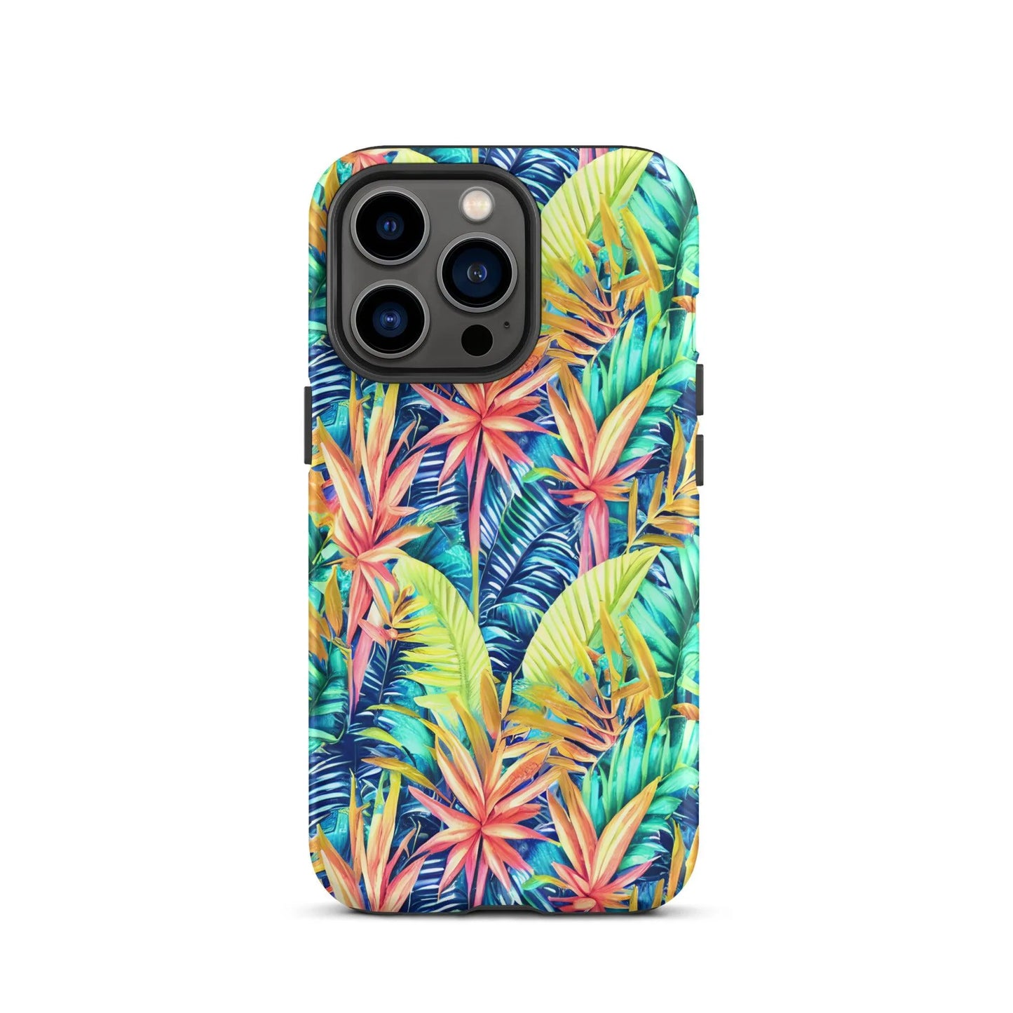 Hawaiian Tropical Leaves Tough MagSafe iPhone® Case - The Global Wanderer