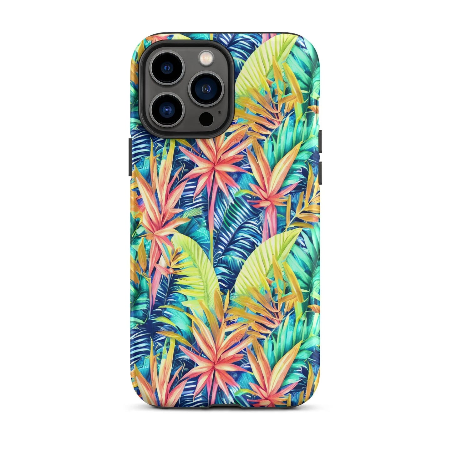 Hawaiian Tropical Leaves Tough MagSafe iPhone® Case - The Global Wanderer