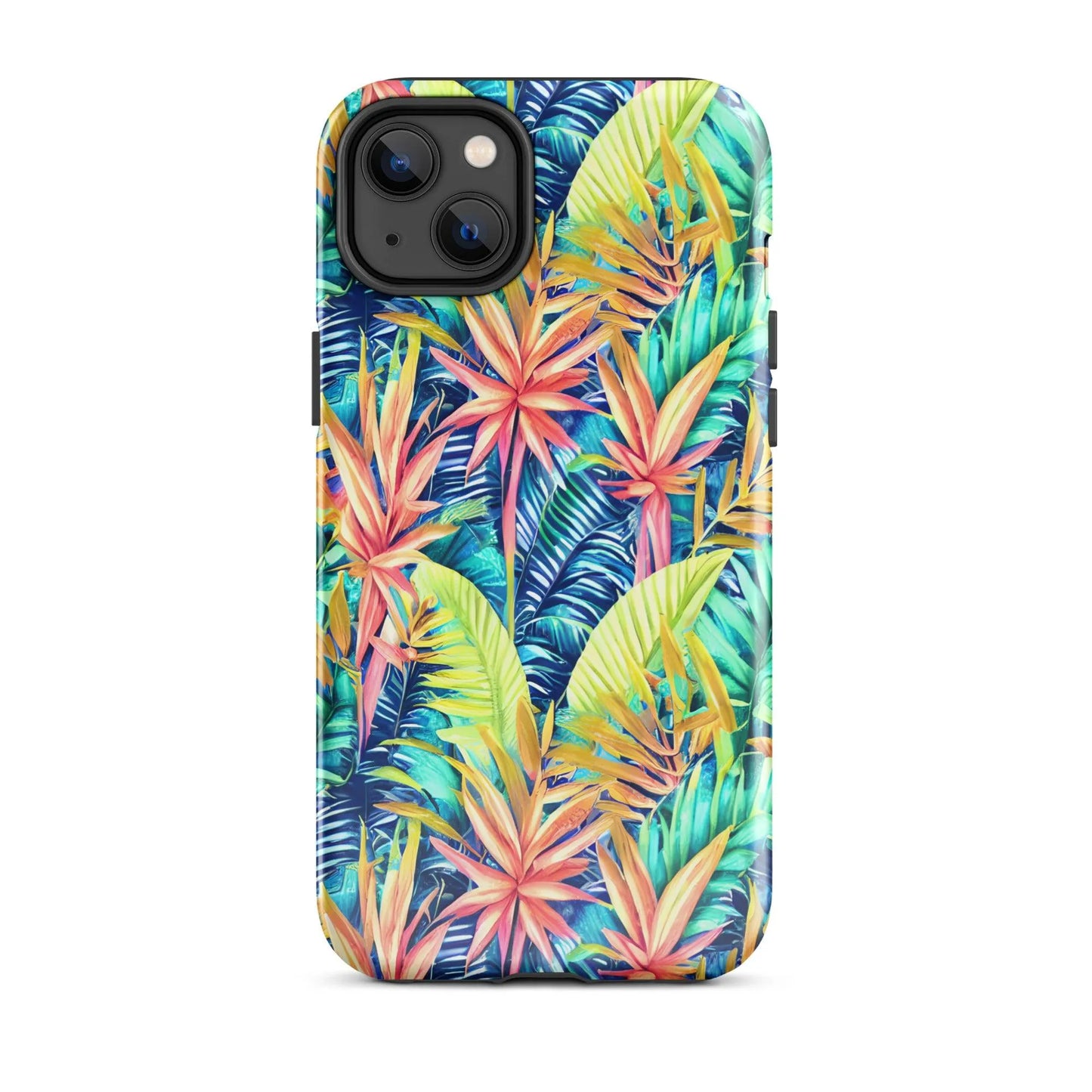 Hawaiian Tropical Leaves Tough MagSafe iPhone® Case - The Global Wanderer