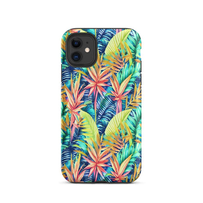 Hawaiian Tropical Leaves Tough MagSafe iPhone® Case - The Global Wanderer