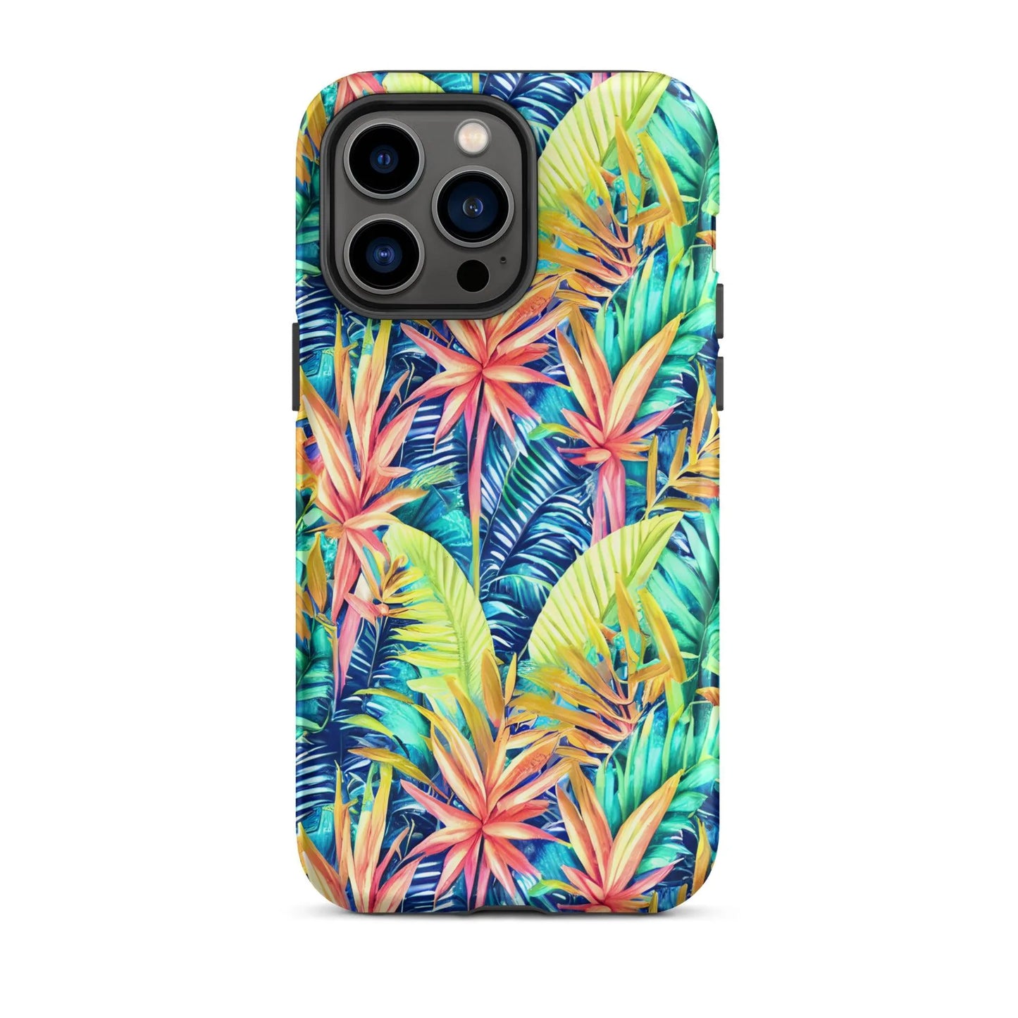 Hawaiian Tropical Leaves Tough MagSafe iPhone® Case - The Global Wanderer