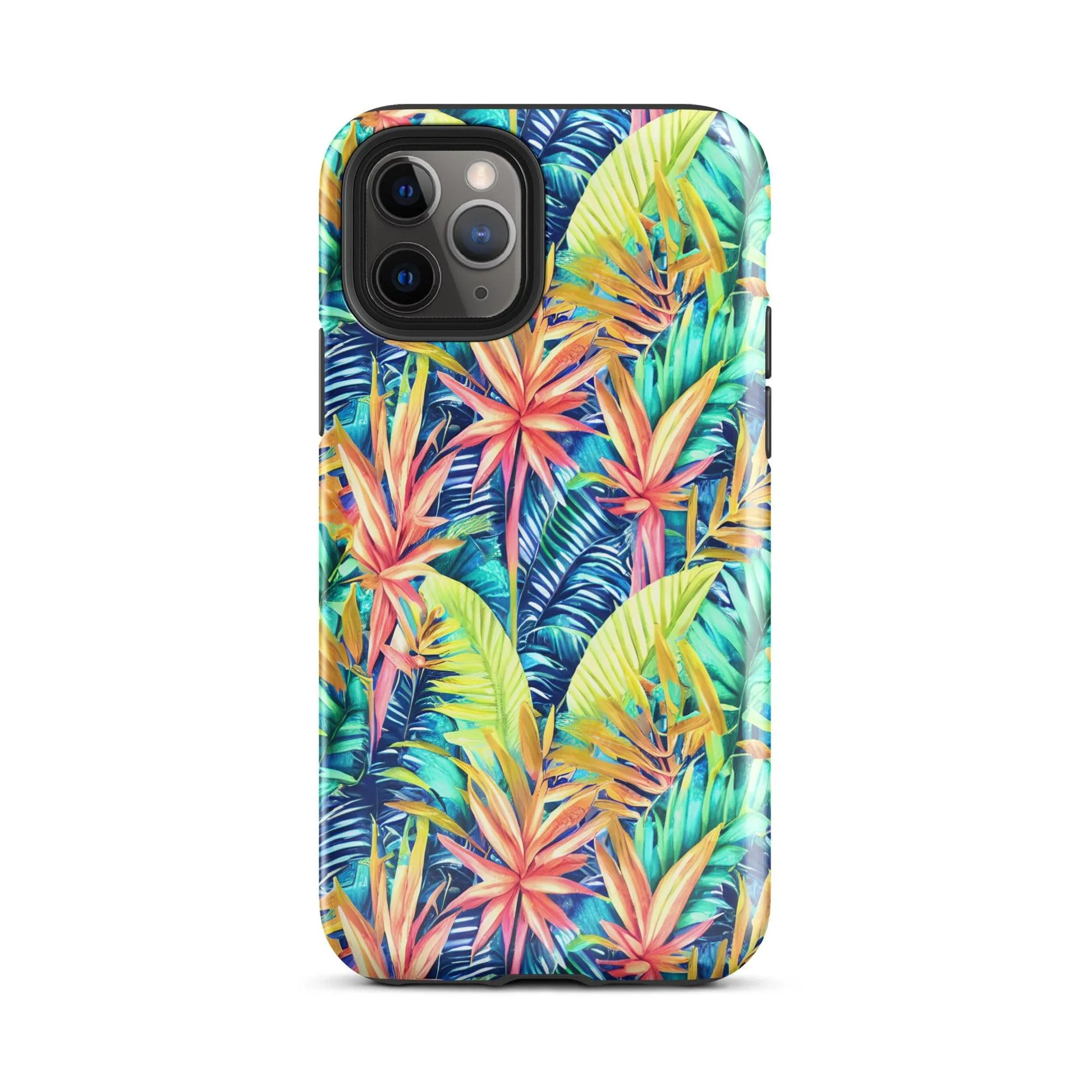 Hawaiian Tropical Leaves Tough MagSafe iPhone® Case - The Global Wanderer