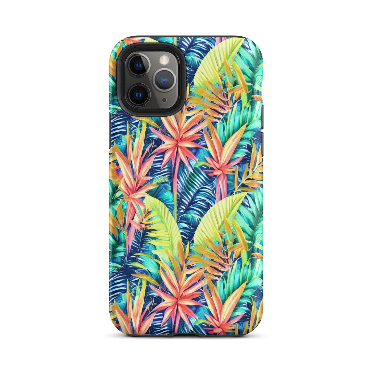 Hawaiian Tropical Leaves Tough MagSafe iPhone® Case - The Global Wanderer