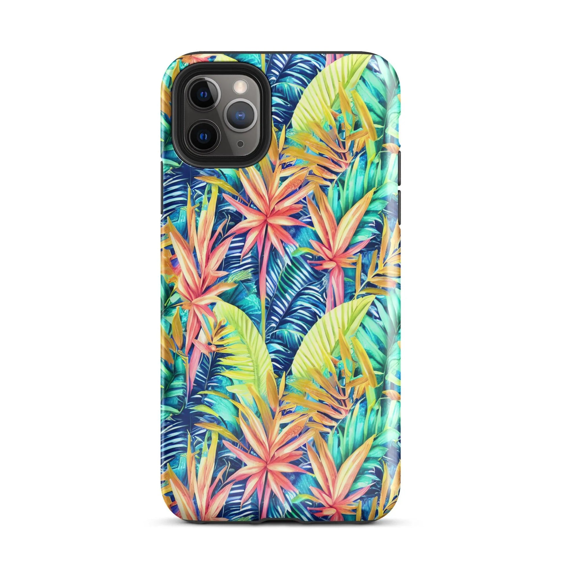 Hawaiian Tropical Leaves Tough MagSafe iPhone® Case - The Global Wanderer