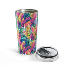 Hawaiian Tropical Leaves Tumbler - The Global Wanderer