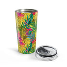Hawaiian Tropical Leaves Tumbler - The Global Wanderer