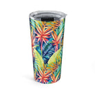 Hawaiian Tropical Leaves Tumbler - The Global Wanderer