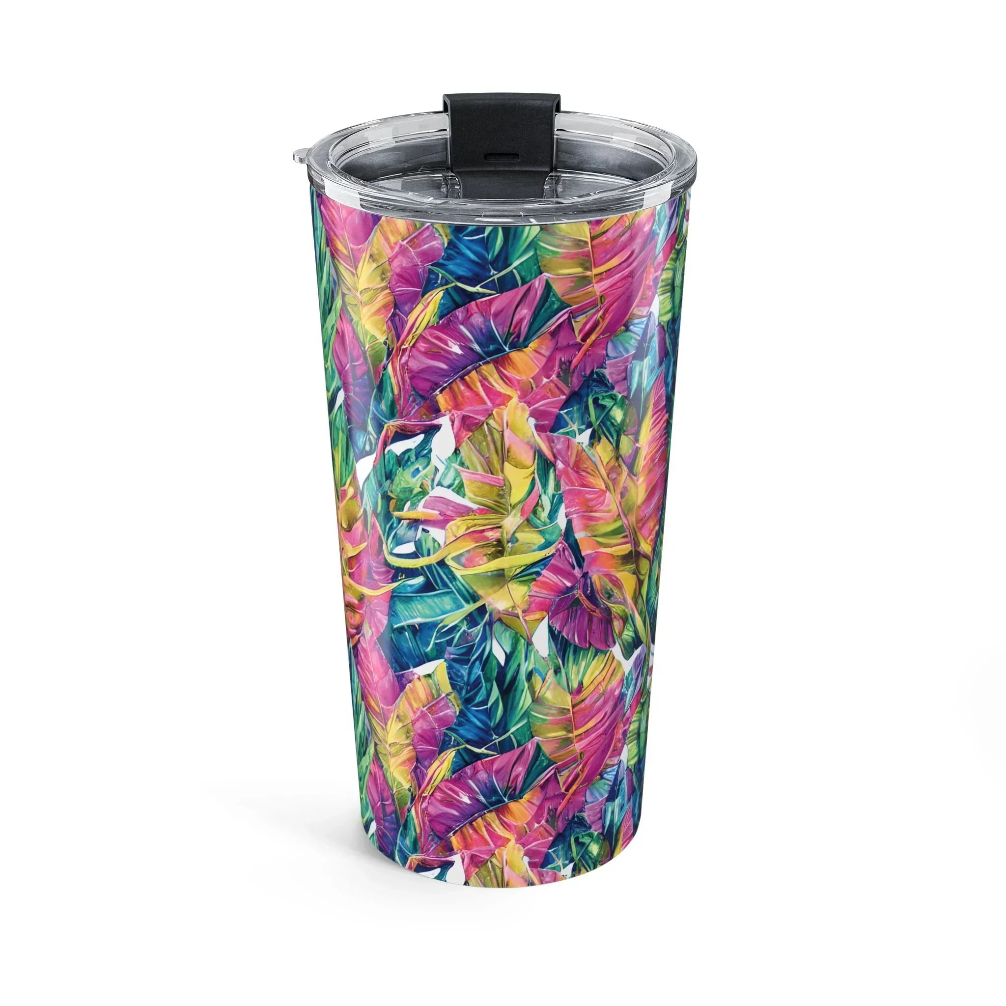 Hawaiian Tropical Leaves Tumbler - The Global Wanderer