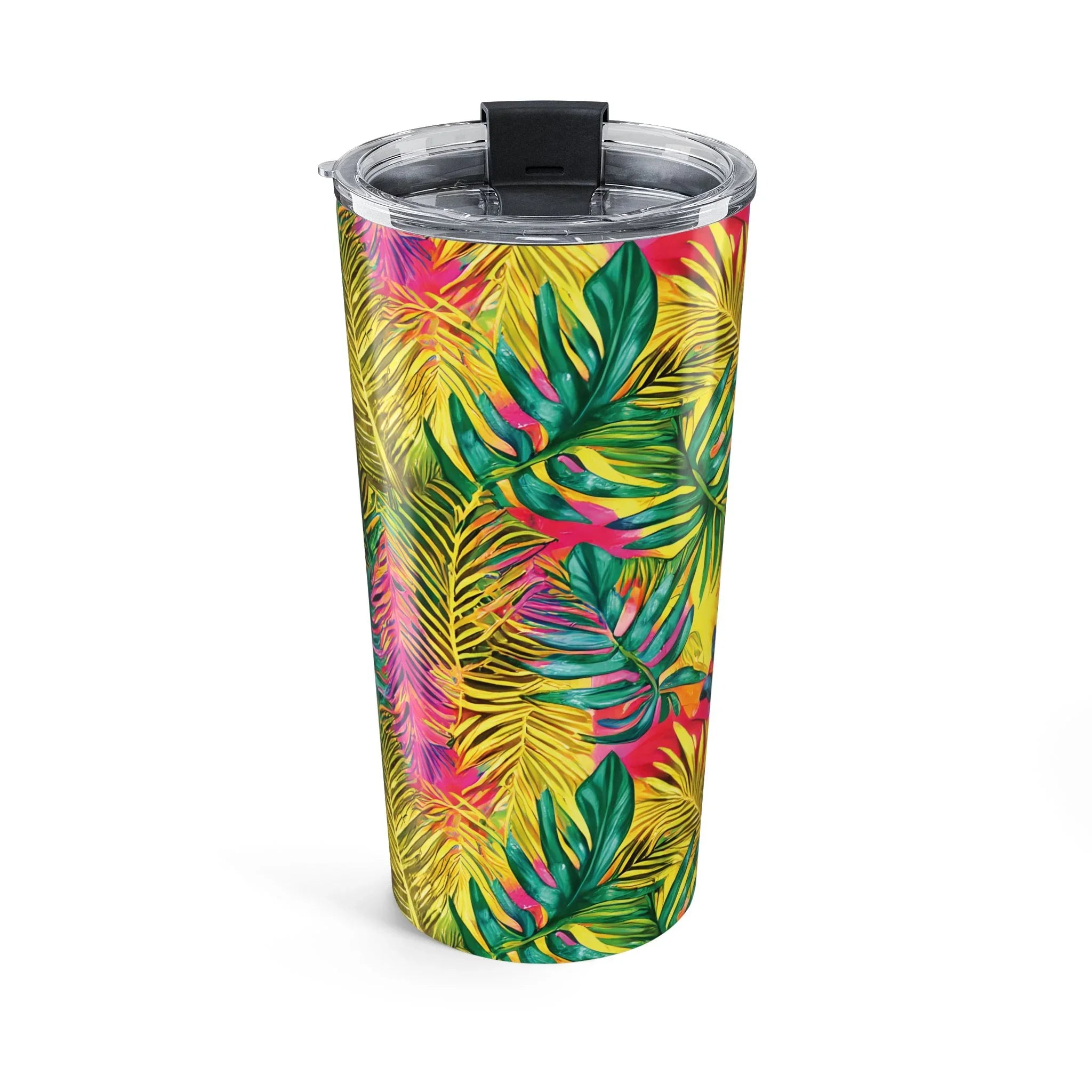 Hawaiian Tropical Leaves Tumbler - The Global Wanderer