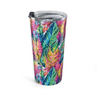 Hawaiian Tropical Leaves Tumbler - The Global Wanderer
