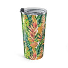 Hawaiian Tropical Leaves Tumbler - The Global Wanderer