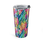 Hawaiian Tropical Leaves Tumbler - The Global Wanderer