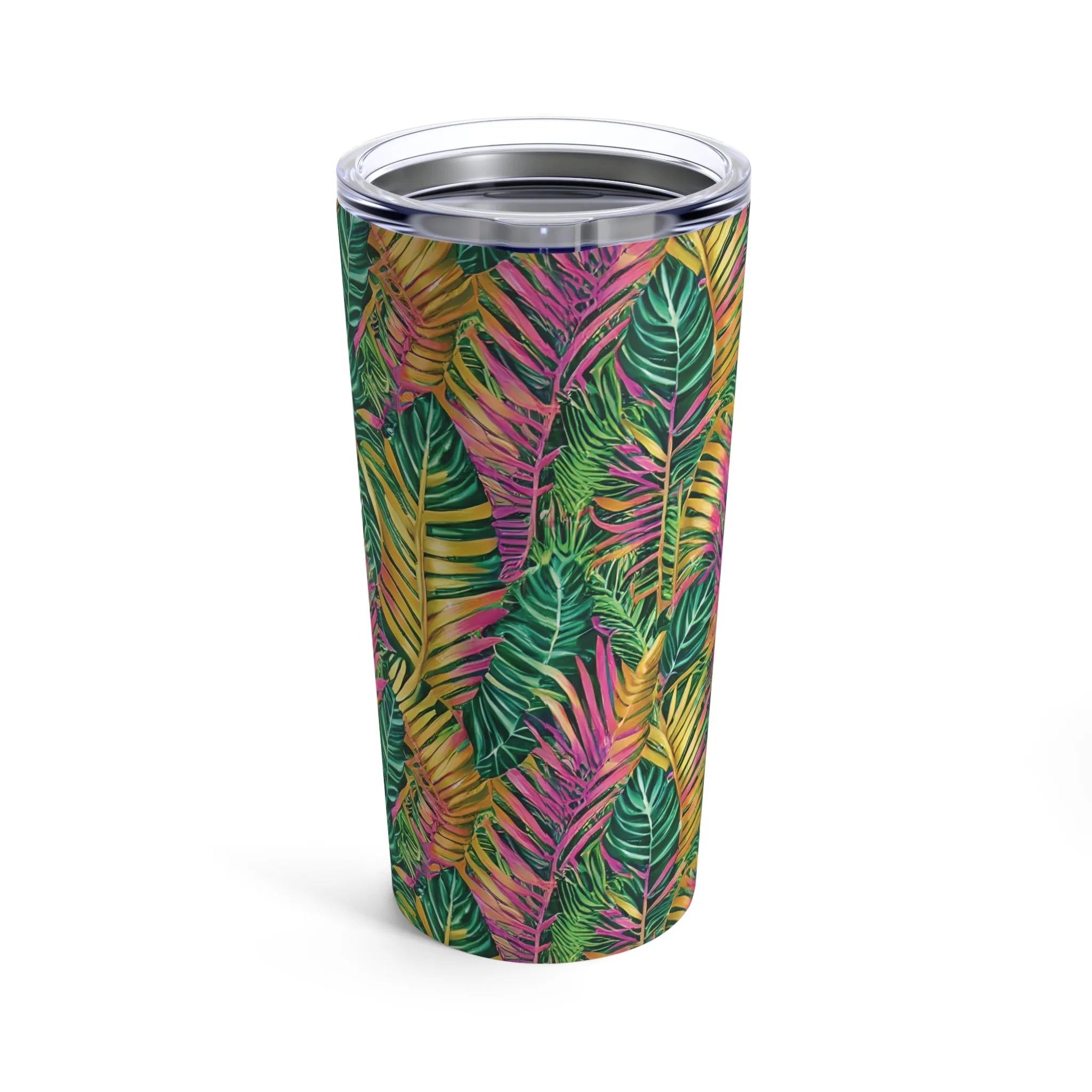 Hawaiian Tropical Leaves Tumbler - The Global Wanderer