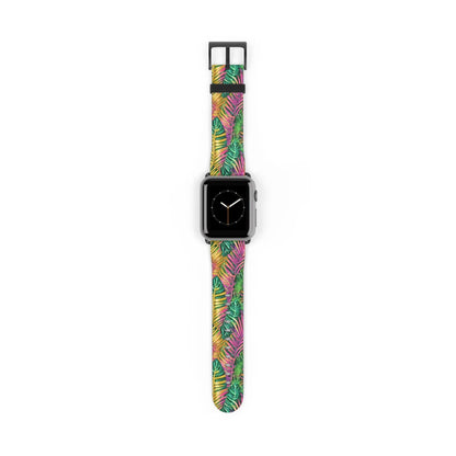 Hawaiian Tropical Leaves Watch Band - The Global Wanderer