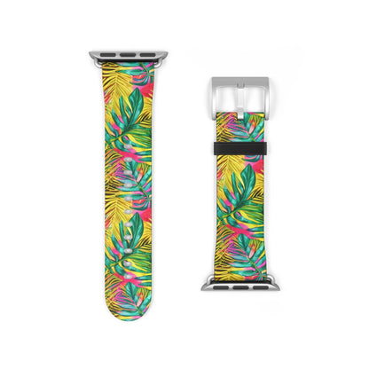 Hawaiian Tropical Leaves Watch Band - The Global Wanderer