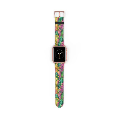 Hawaiian Tropical Leaves Watch Band - The Global Wanderer