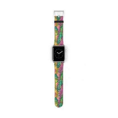 Hawaiian Tropical Leaves Watch Band - The Global Wanderer