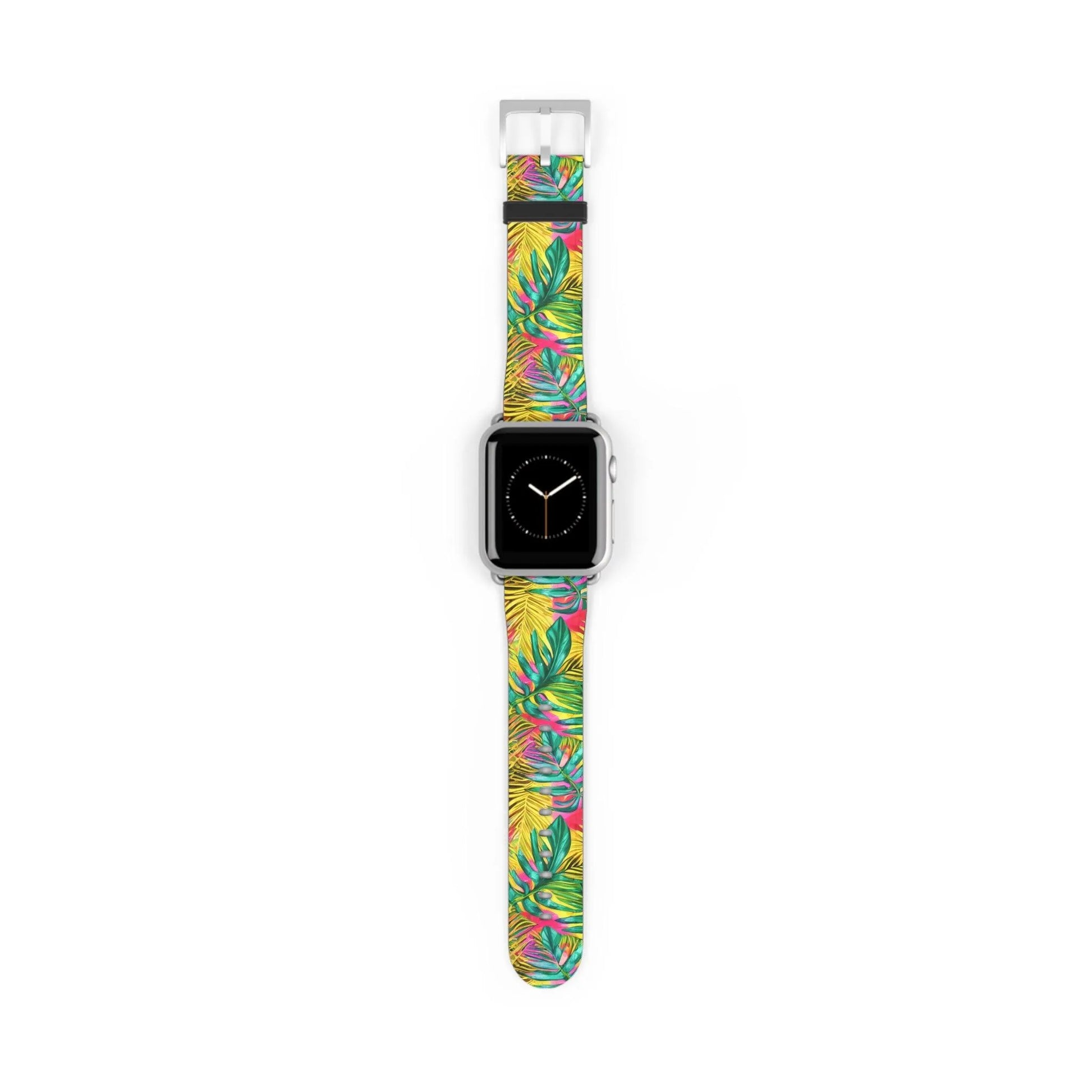 Hawaiian Tropical Leaves Watch Band - The Global Wanderer