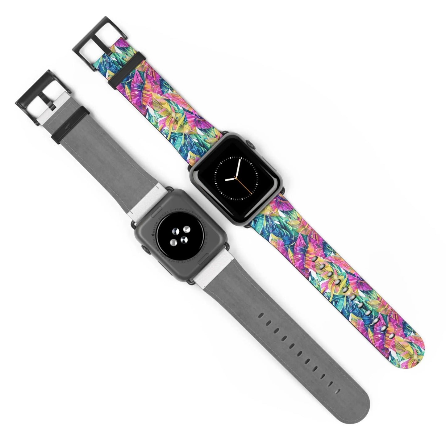 Hawaiian Tropical Leaves Watch Band - The Global Wanderer