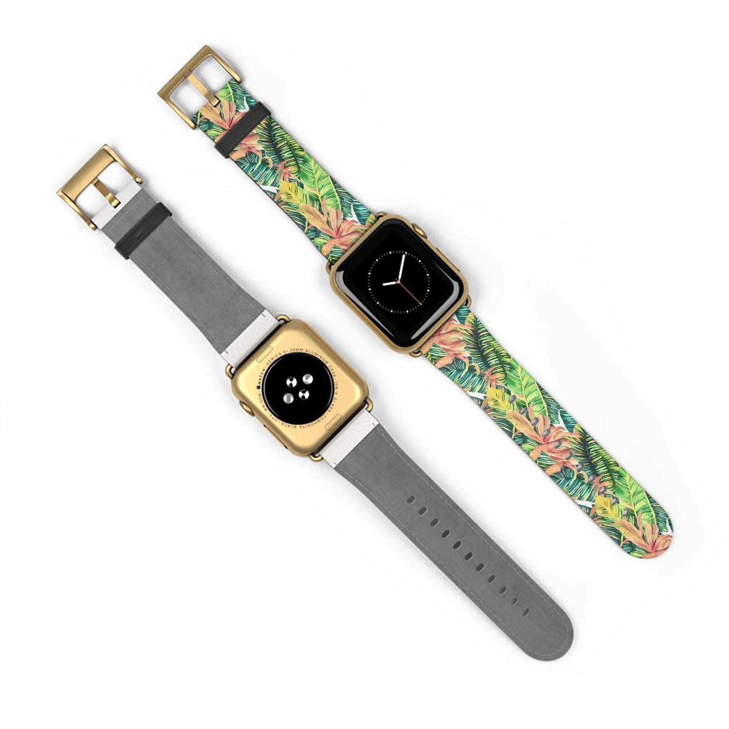 Hawaiian Tropical Leaves Watch Band - The Global Wanderer