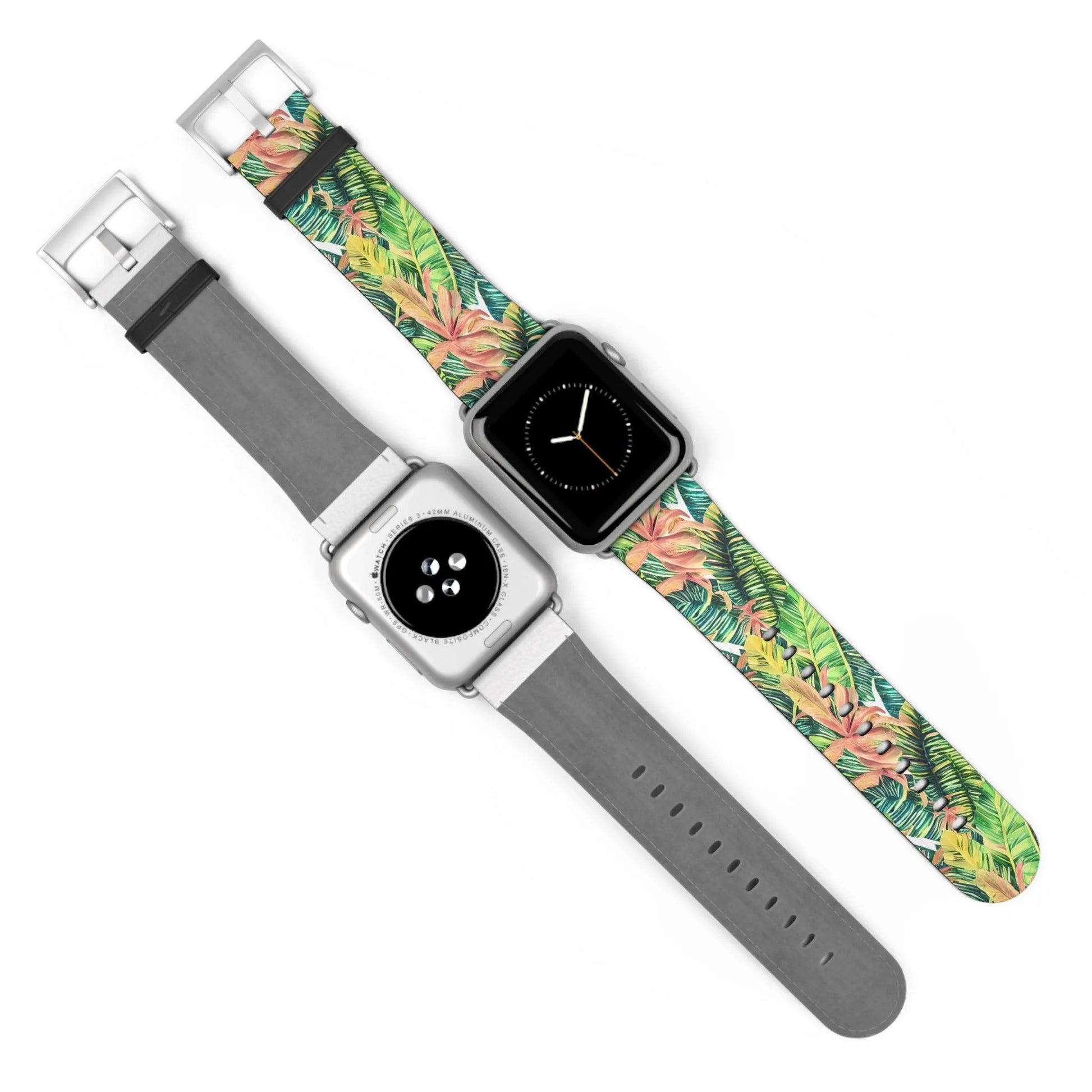 Hawaiian Tropical Leaves Watch Band - The Global Wanderer