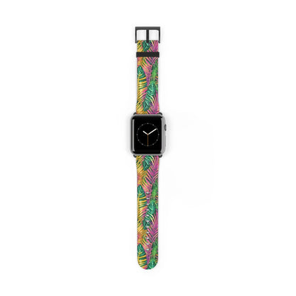 Hawaiian Tropical Leaves Watch Band - The Global Wanderer