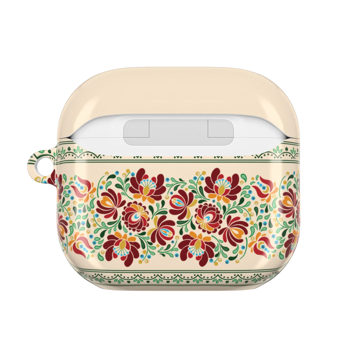 Hungarian Beige Matyó AirPods 4 Case - The Global Wanderer