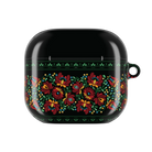 Hungarian Black Matyó AirPods 4 Case - The Global Wanderer