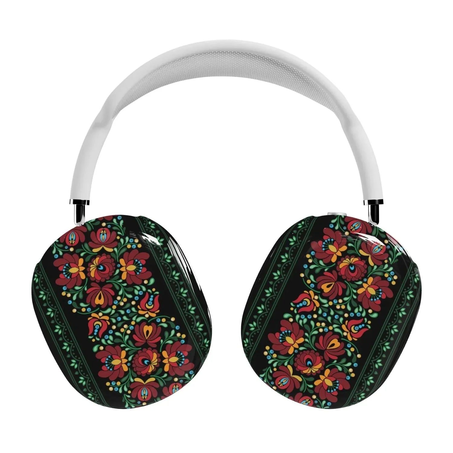 Hungarian Black Matyó AirPods Max Case - The Global Wanderer