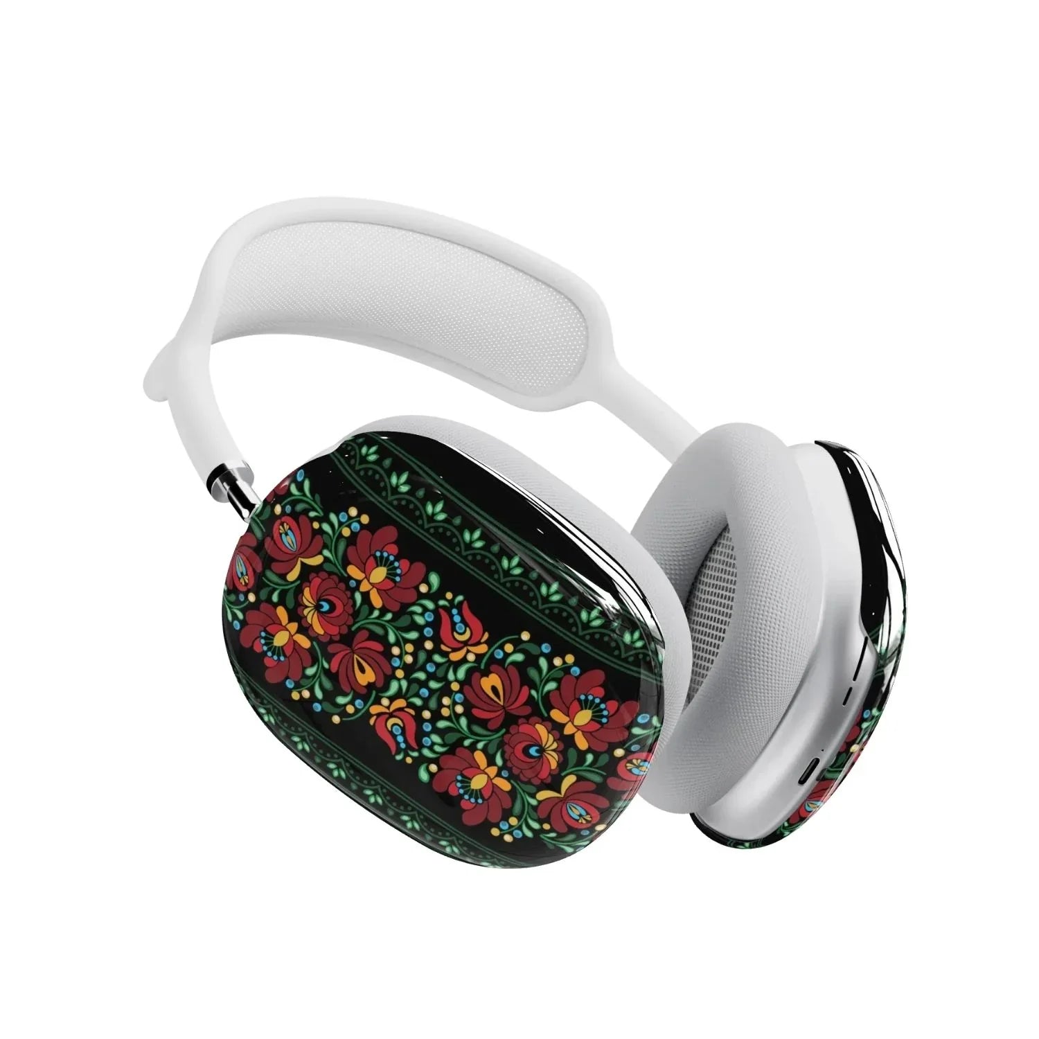 Hungarian Black Matyó AirPods Max Case - The Global Wanderer