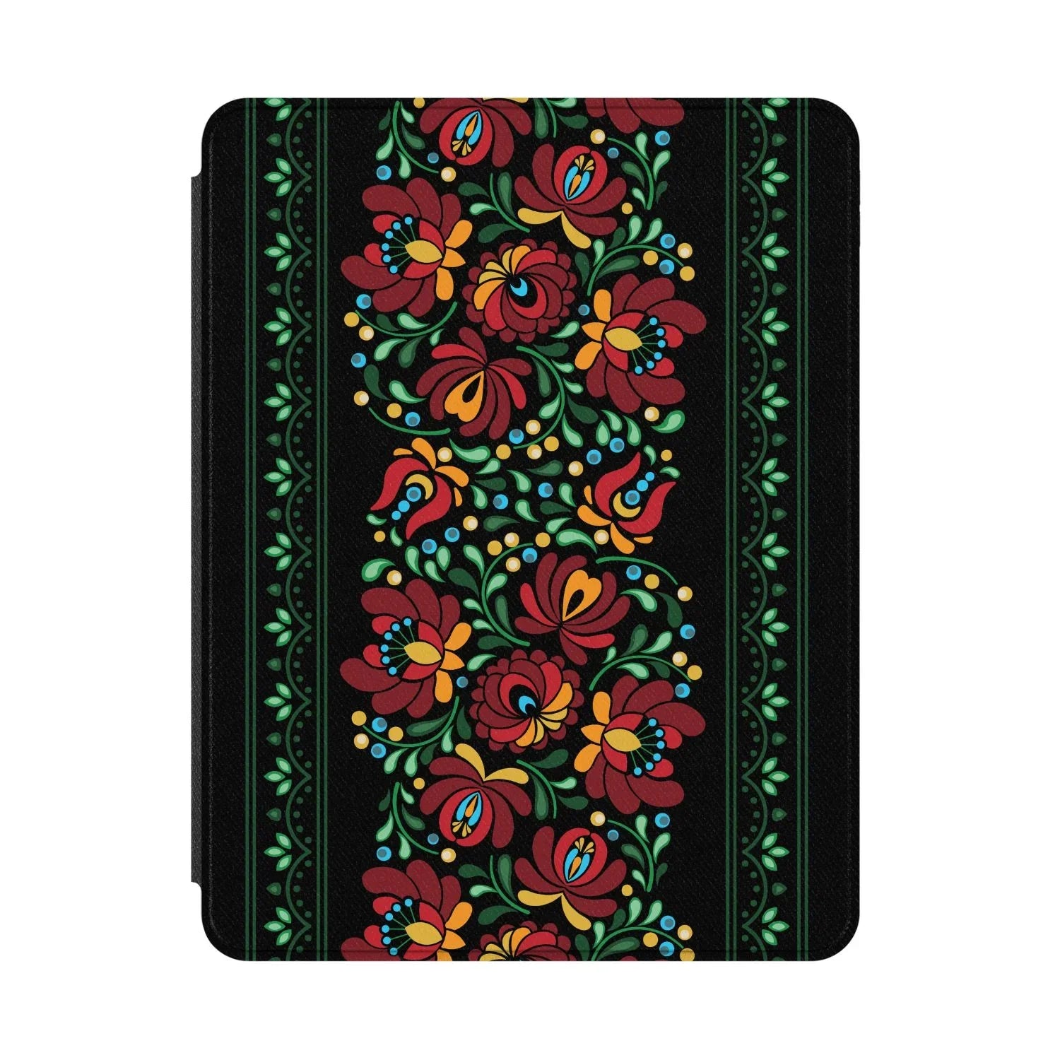Hungarian Black Matyó iPad Case - The Global Wanderer