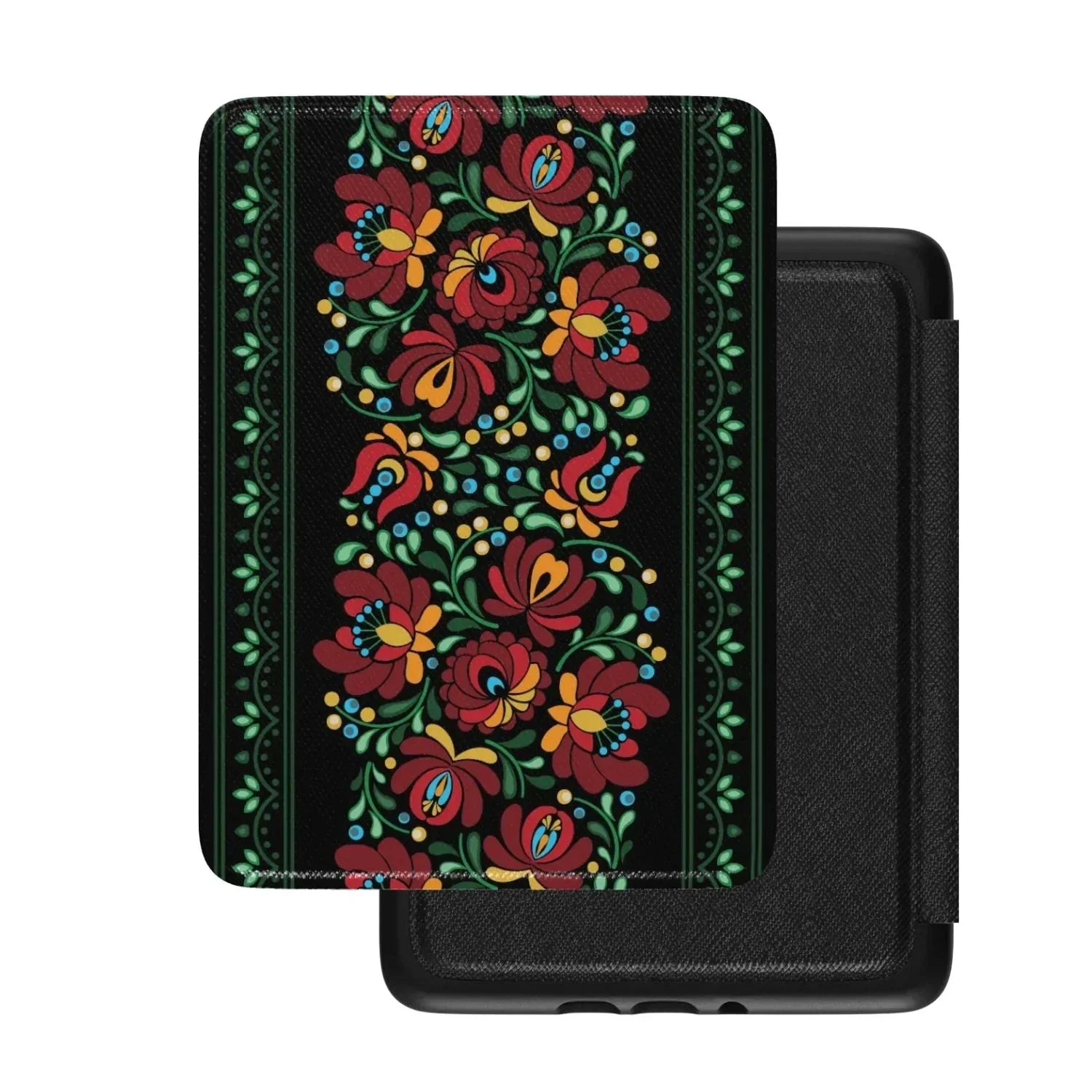 Hungarian Black Matyó Kindle Case - The Global Wanderer